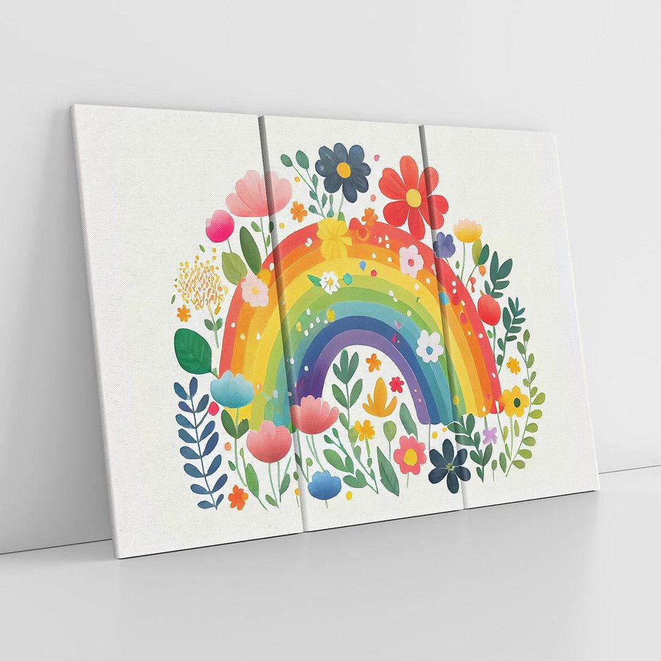 Obraz na płótnie 120x80 - Kolorowe Marzenia - obraz do pokoju dziecka, dziewczynki