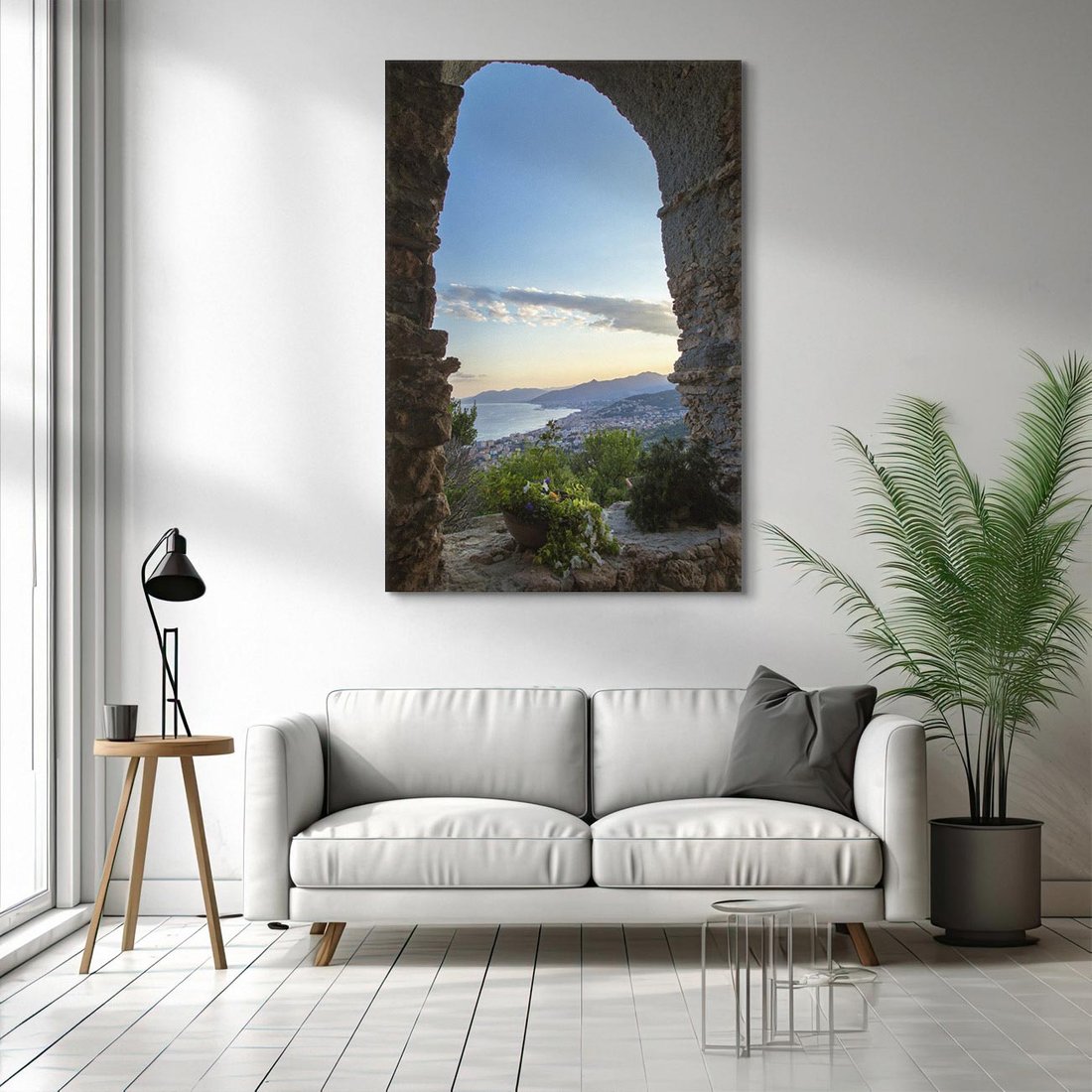 Obraz na płótnie 50x70 - Pejzaż w perspektywie - pejzaż, perspektywa