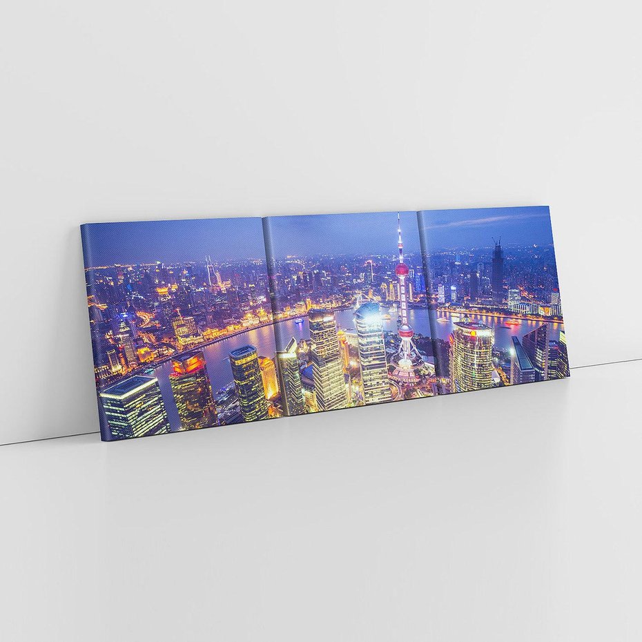 Obraz na płótnie 150x50 - Shanghai: Mocnowieżowce Azji - Shanghai, Chiny