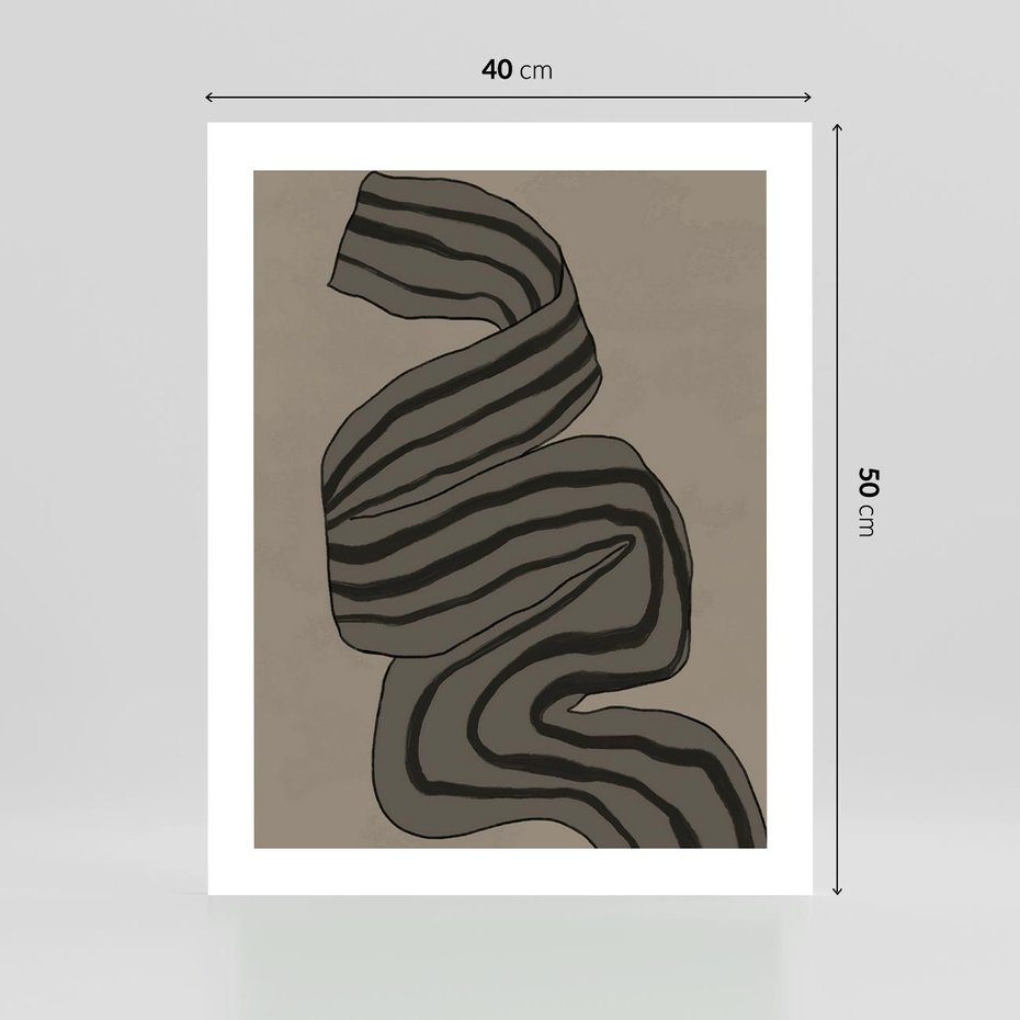 Plakat bez ramy 40x50 - Niezwykłe Przesilenia - nowoczesna geometryczna sztuka, loftowe wnętrze