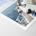 Plakat bez ramy 21x30 - Moc żaglowca na pełnym morzu - żaglowiec, jacht