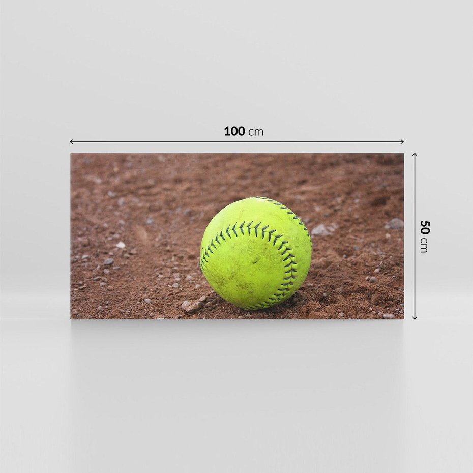 Obraz na płótnie 100x50 - Baseballowa Fuzja Sportu - baseball, piłka