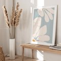 Plakat bez ramy 21x30 - Pastelowe Marzenia Kwiatów - kwiaty, nowoczesne i minimalistyczne