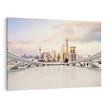 Obraz na płótnie 120x80 - Tętniące życiem Miasto Azji - Chiny, Miasto