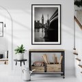 Plakat bez ramy 21x30 - Majestatyczny Big Ben w Londynie - Londyn, most