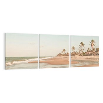 Obraz na płótnie 90x30 - Ukojenie na Plaży - fotografia, rajska plaża