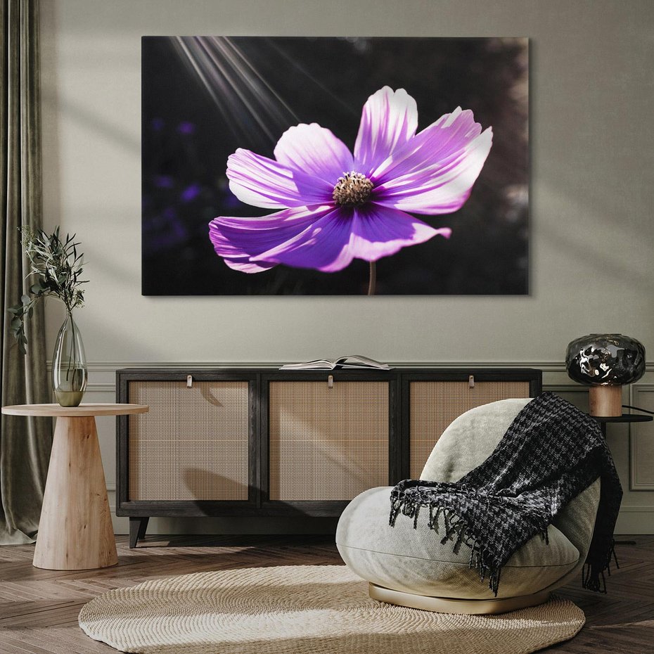 Obraz na płótnie 120x80 - Kwiatowy taniec natury - kwiat, kwiaty