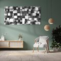 Obraz na płótnie 120x60 - Abstrakcyjne światy: 3D w kwadratach - 3D, abstrakcja