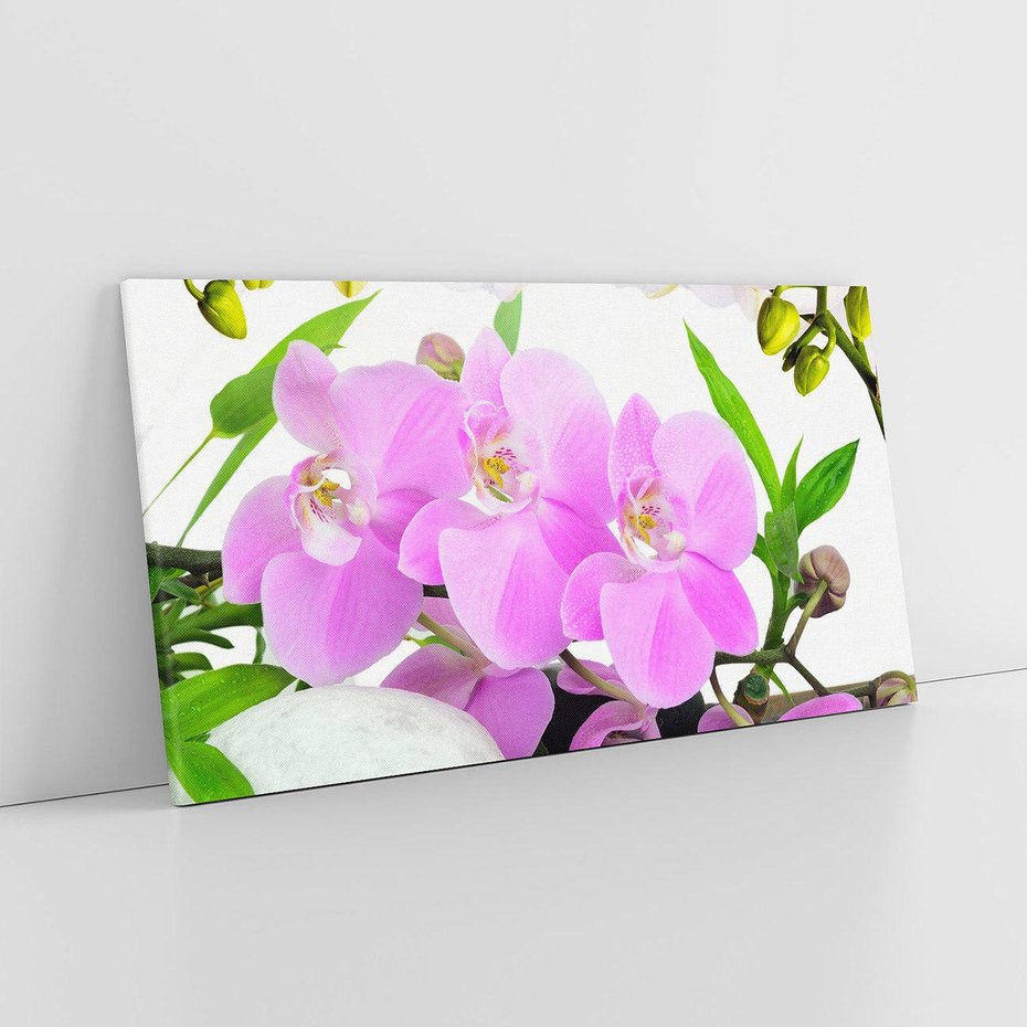 Obraz na płótnie 140x70 - Orchidea w SPA - spa, orchidea