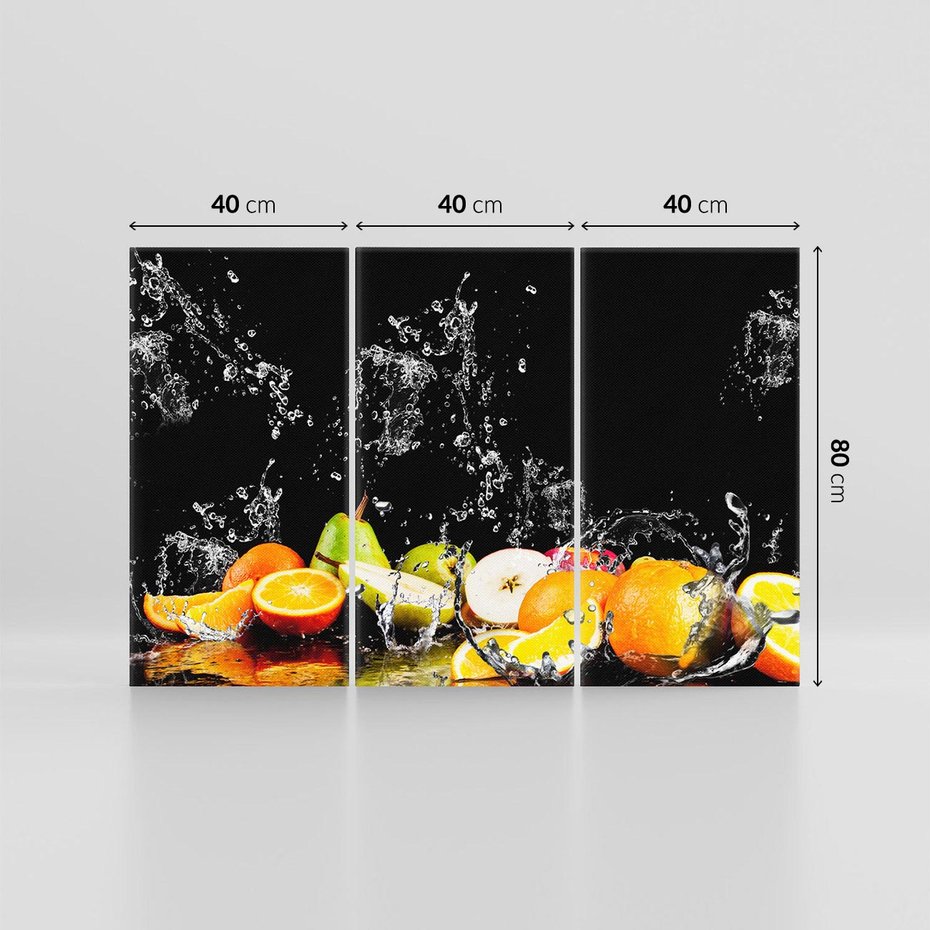 Obraz na płótnie 120x80 - Owoce w Restauracji - owoce, kuchnia