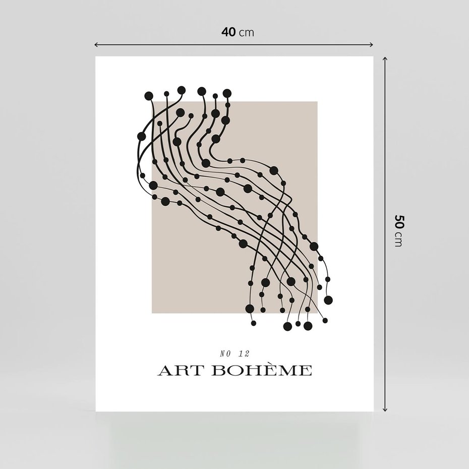 Plakat bez ramy 40x50 - Migocące Konstrukcje Abstrakcji - sztuka minimalizmu, biało czarna rycina