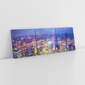 Obraz na płótnie 90x30 - Shanghai: Mocnowieżowce Azji - Shanghai, Chiny