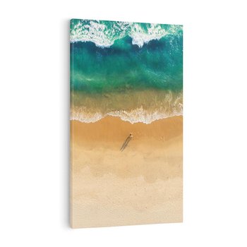Obraz na płótnie 50x70 - Oaza Relaksu - plaża, morze