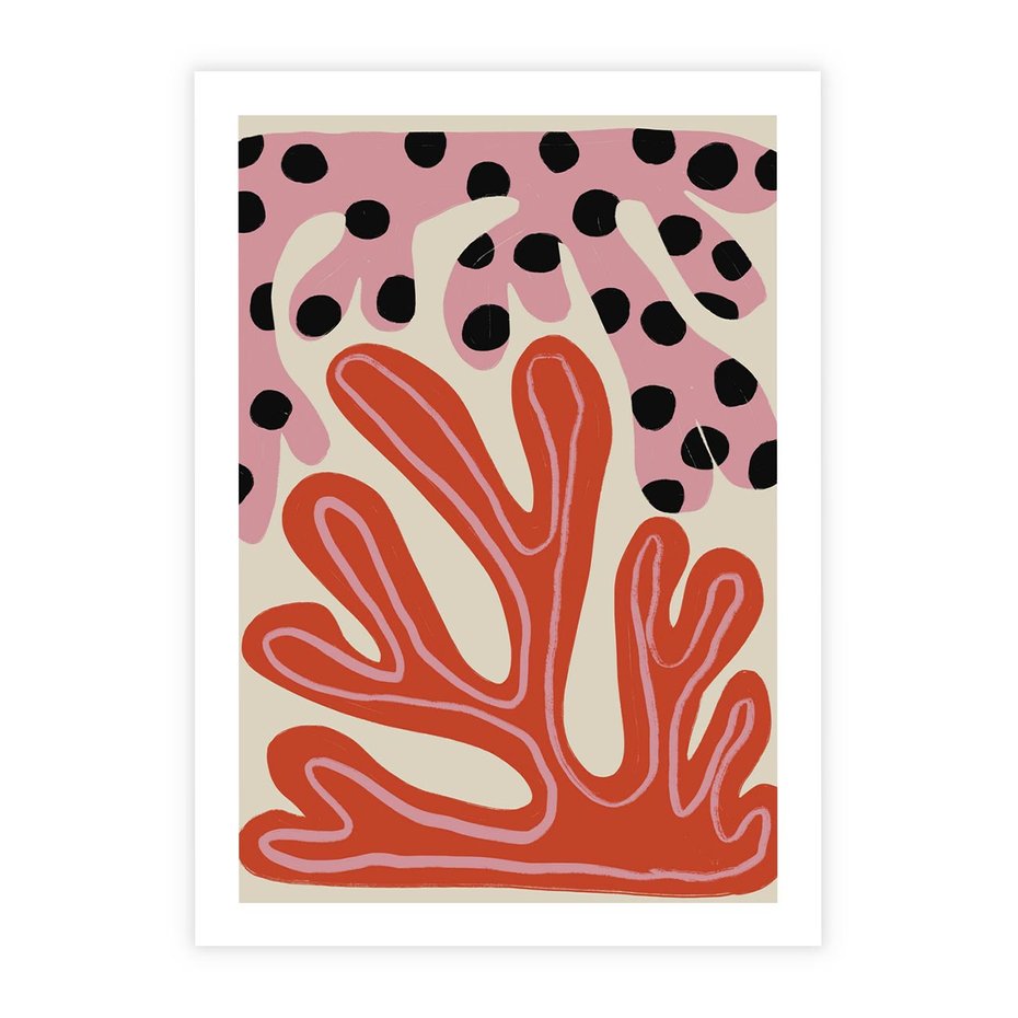 Plakat bez ramy 40x50 - Księga Pastelowych Impulsów - abstrakcyjny obraz, plakat