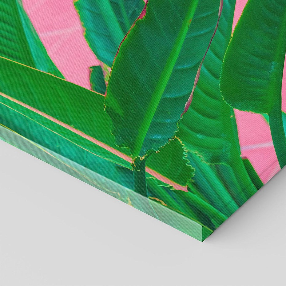 Obraz na płótnie 60x60 - Odezwij się do przeszłości - liście, retro