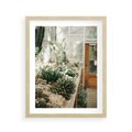 Plakat w ramie 40x50 - Sukulenty w Szklarni - sukulenty, w szklarni - rama drewno