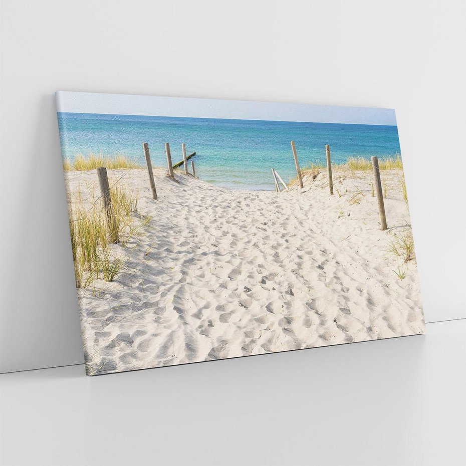 Obraz na płótnie 100x70 - Harmonia plażowego morza - plaża, morze