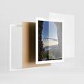 Plakat w ramie 40x50 - Pejzaż w perspektywie - pejzaż, perspektywa - rama biała