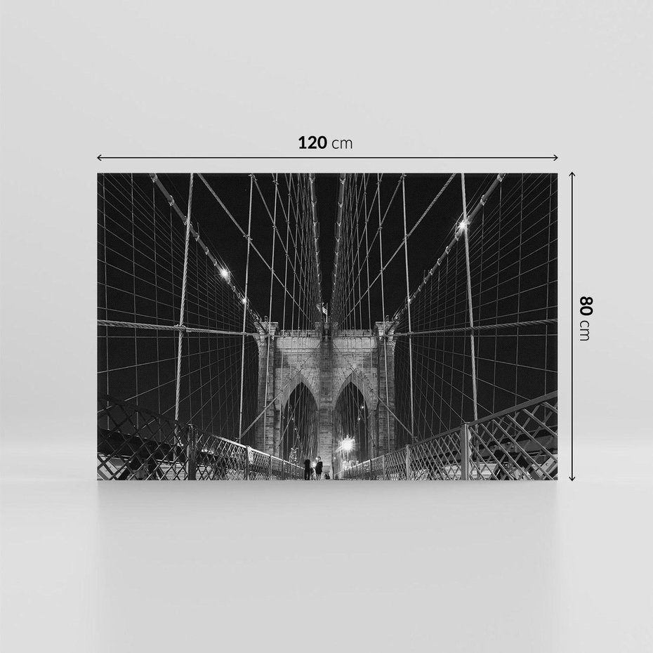 Obraz na płótnie 120x80 - Nowy Jork - Mosty w USA - NY, USA