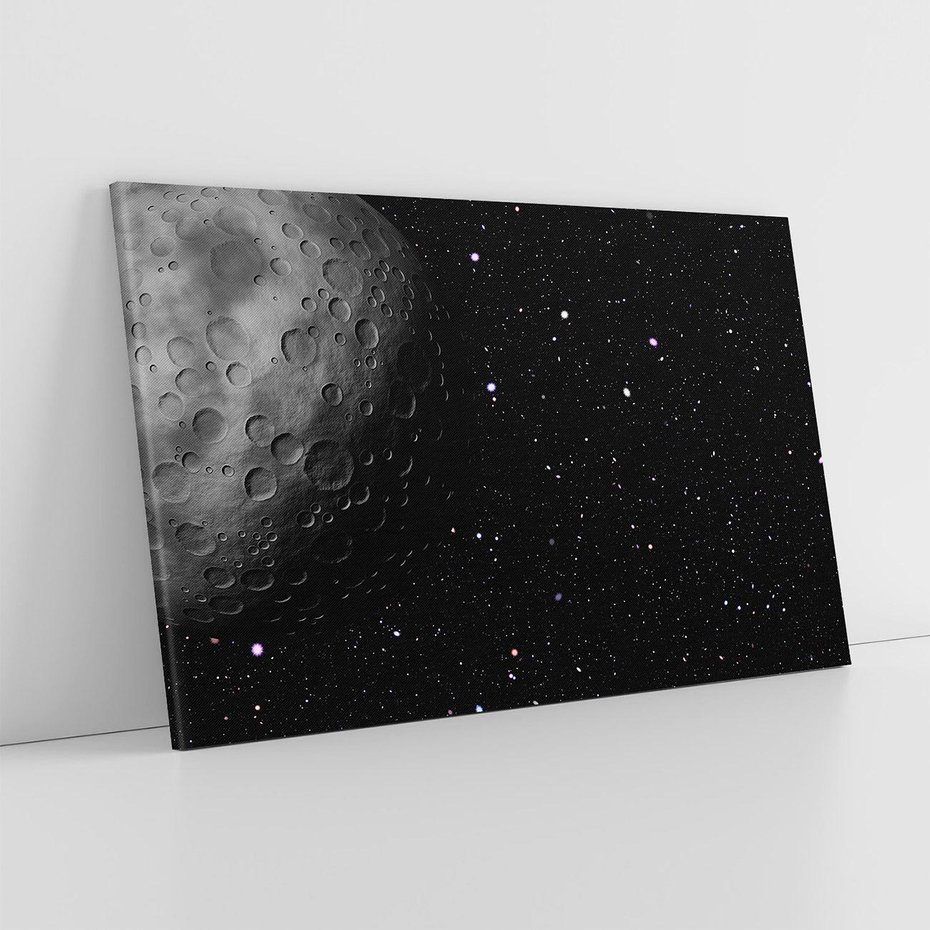 Obraz na płótnie 70x50 - Księżyc kosmiczny - księżyc, kosmos