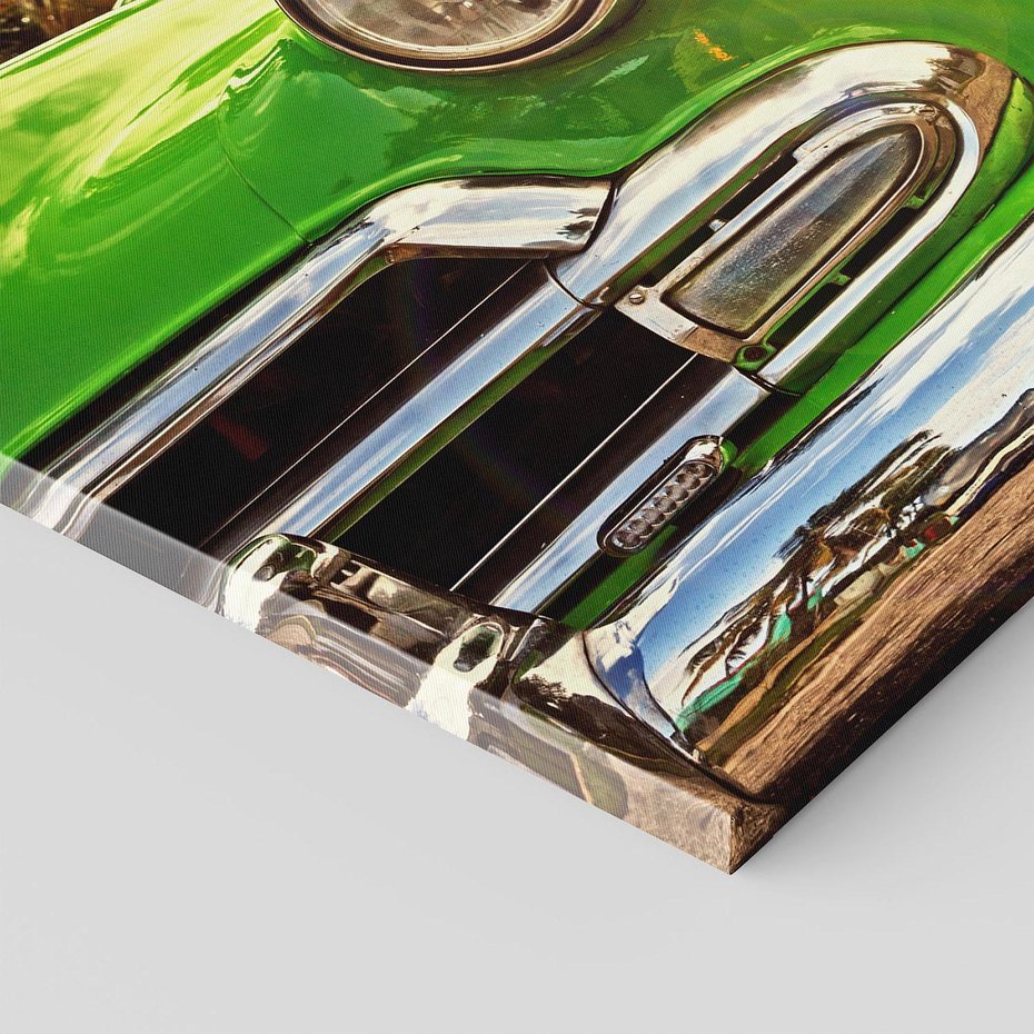 Obraz na płótnie 120x80 - Kubańska przygoda: TAXI przez Hawanę - Kuba, Hawana