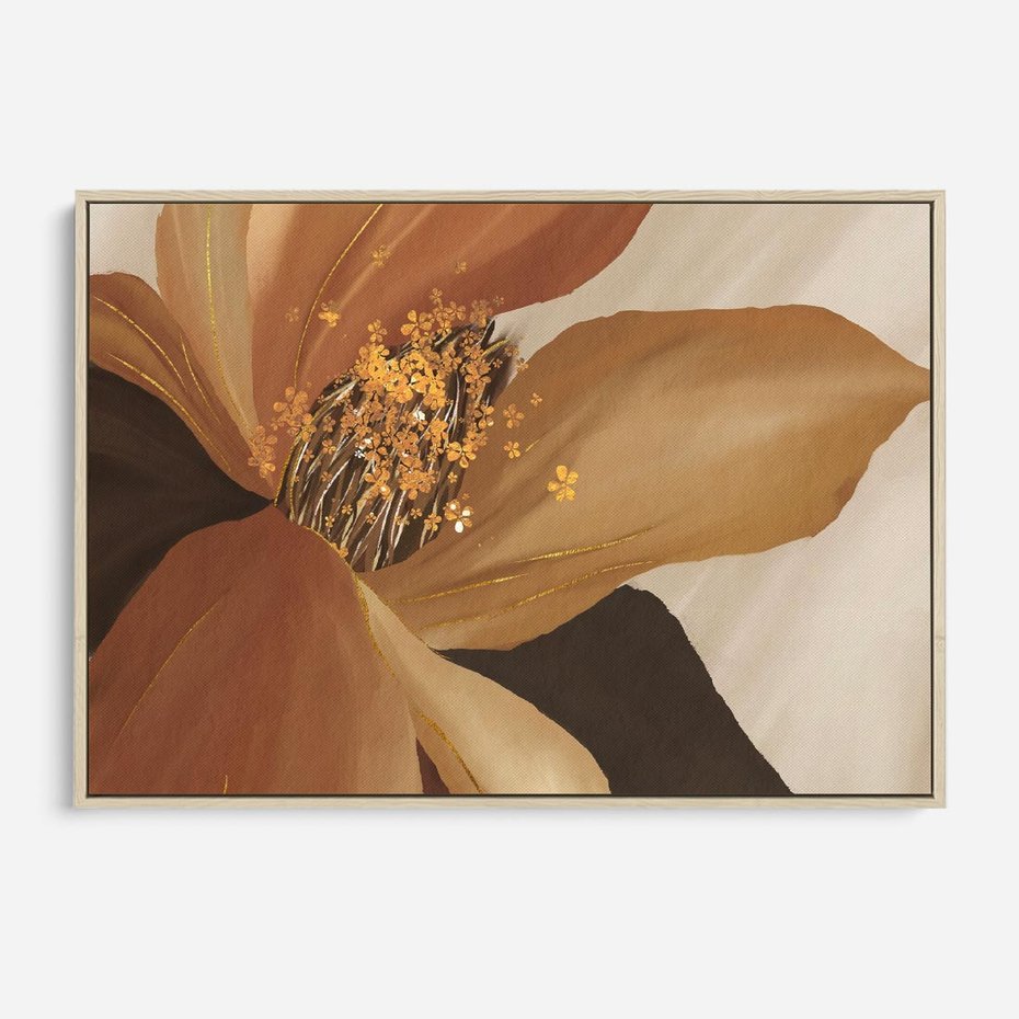 Obraz w ramie 70x50 - Wyraz Luksusu - sztuka, nowoczesna - rama drewno