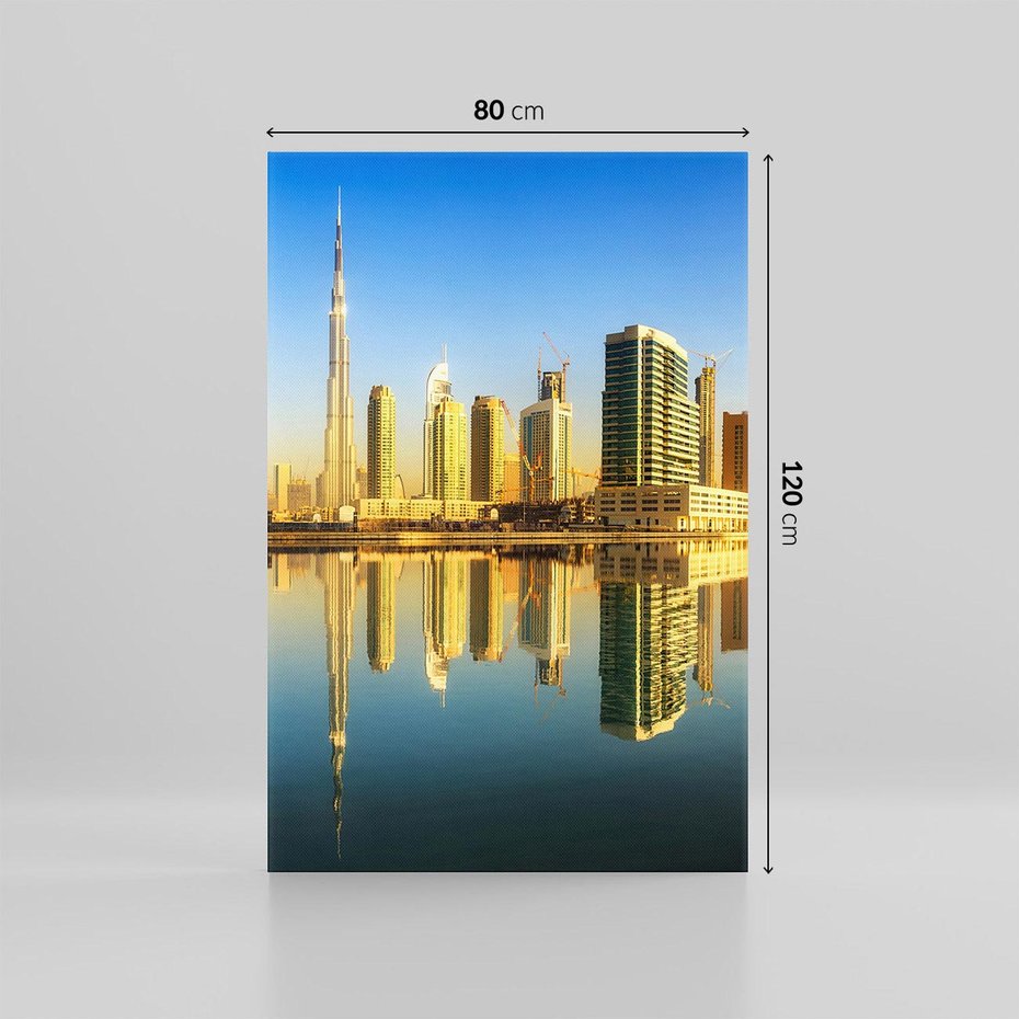 Obraz na płótnie 80x120 - Panorama Dubaju - Dubai, Dubaj