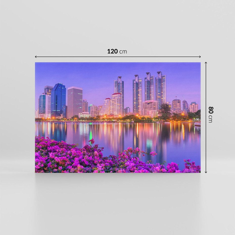 Obraz na płótnie 120x80 - Tajemnicza Azja - Bangkok, Azja