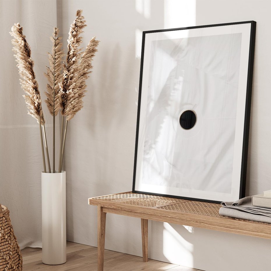 Plakat w ramie 30x40 - Prostota Rytuału - fotografia, minimalizm - rama czarna