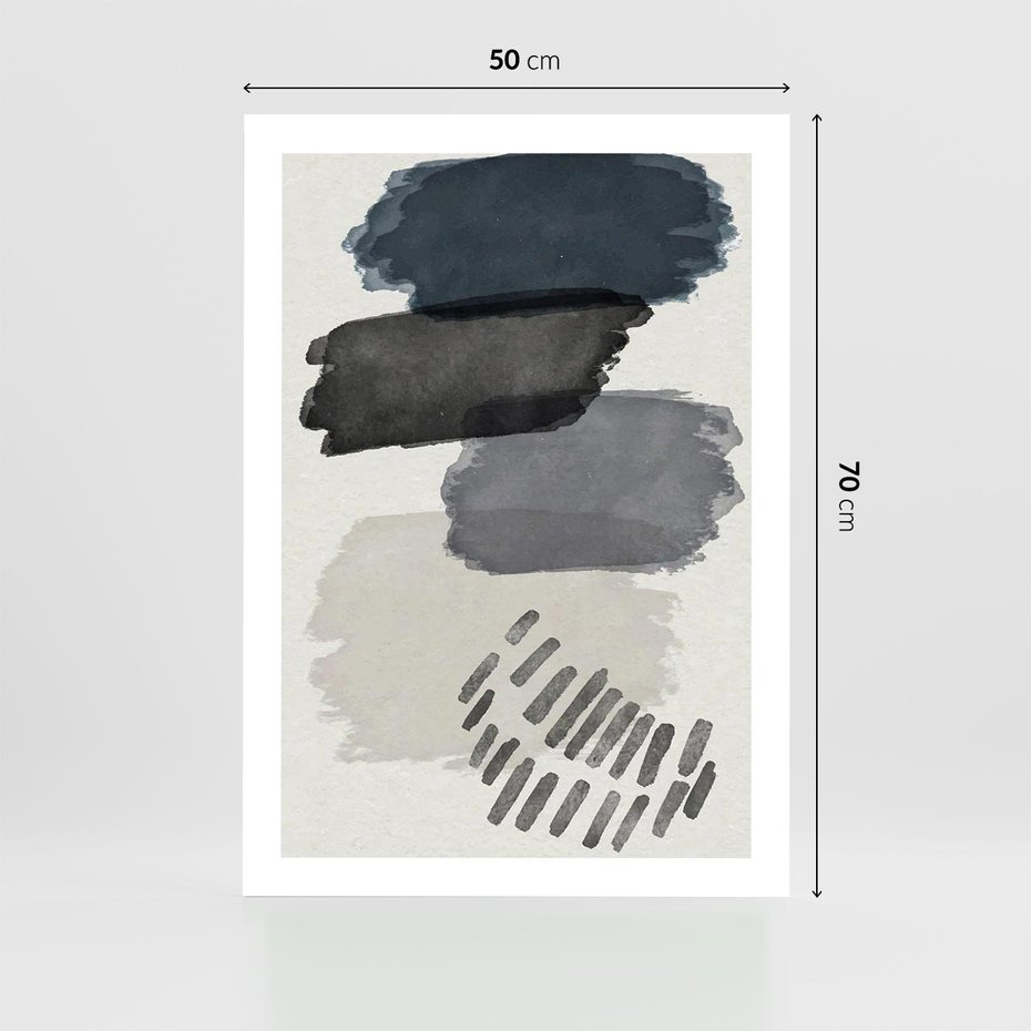 Plakat bez ramy 50x70 - W Stylu Akwareli - nowoczesny plakat, abstrakcja