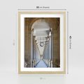 Plakat w ramie 30x40 - Kolumny Czasu - architektura, kolumny - rama drewno