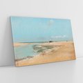 Obraz na płótnie 100x70 - Beach at Low Tide (Mouth of the River) (1869), Edgar Degas - Reprodukcja - reprodukcja, obraz na płótnie
