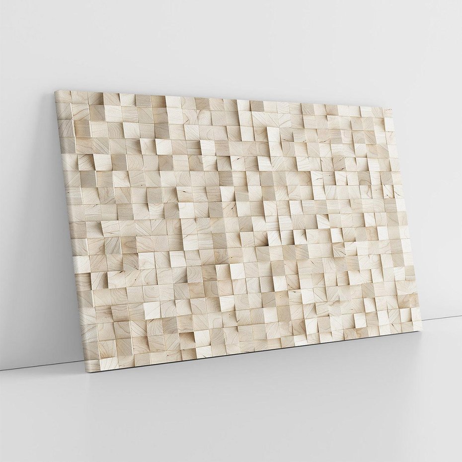 Obraz na płótnie 120x80 - Geometryczne 3D: Abstrakcyjna Harmonia - geometryczne, 3D