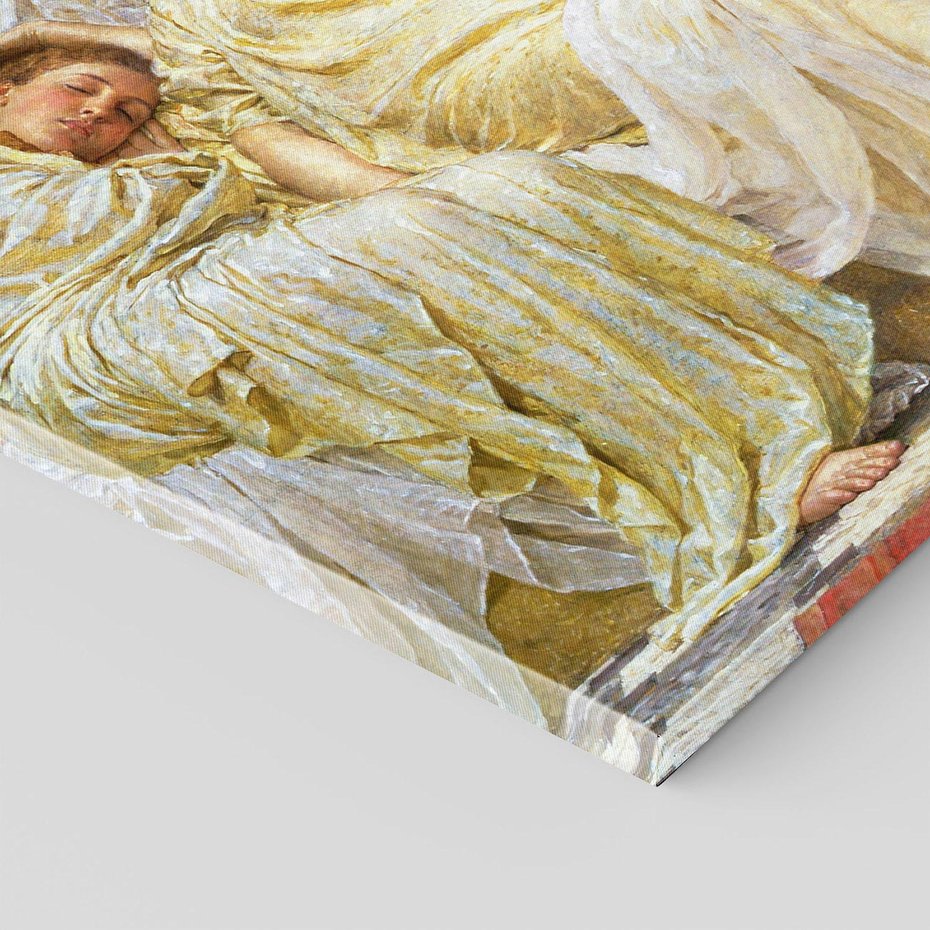 Obraz na płótnie 70x50 - "Marzyciele" (1850-1882) Albert Joseph Moore - Reprodukcja - reprodukcja, obraz na płótnie