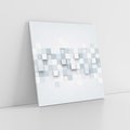 Obraz na płótnie 30x30 - Trójwymiarowe formy geometryczne - geometria, 3D