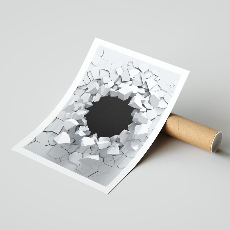 Plakat bez ramy 30x40 - Nowoczesna Abstrakcja - grafika, nowoczesna