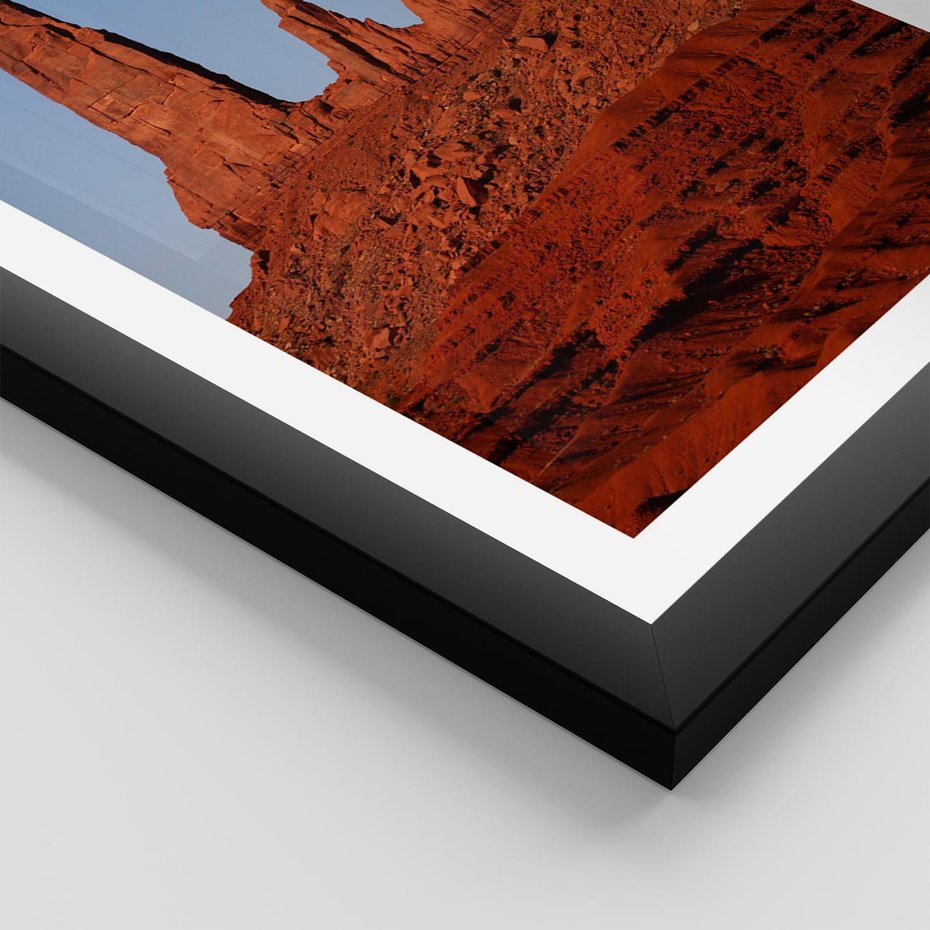 Plakat w ramie 50x70 - Wielki Kanion - majestat pustyni - Wielki Kanion, pustynia - rama czarna