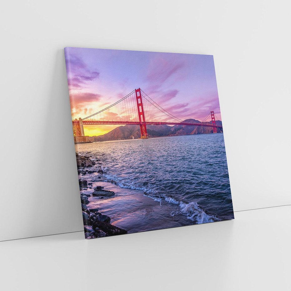 Obraz na płótnie 70x70 - Golden Gate - San Francisco - Golden Gate, San