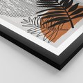 Plakat w ramie 40x50 - Sztuka Połączona - nowoczesna sztuka, modern - rama czarna