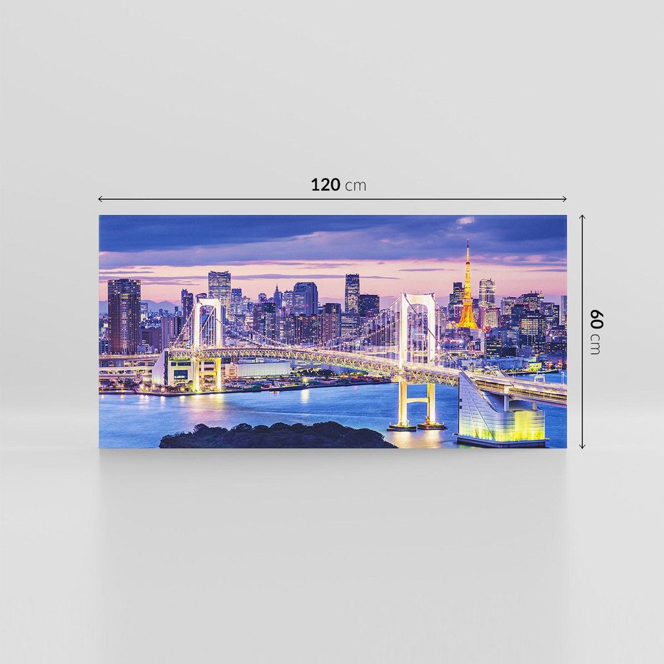 Obraz na płótnie 120x60 - Tokio - pulsujące serce Japonii - Tokio, Japonia