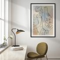 Plakat bez ramy 21x30 - Strukturalna Gromada - abstrakcyjny plakat, szkic ptaków