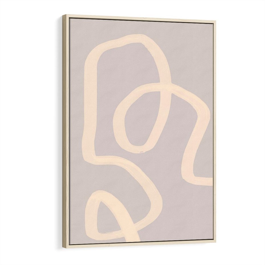 Obraz w ramie 80x120 - Nowoczesne Odbicia - minimalistyczny obraz, nowoczesny - rama drewno