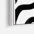Obraz w ramie 50x50 - Wibracje Plam - abstrakcja, minimalizm - rama biała