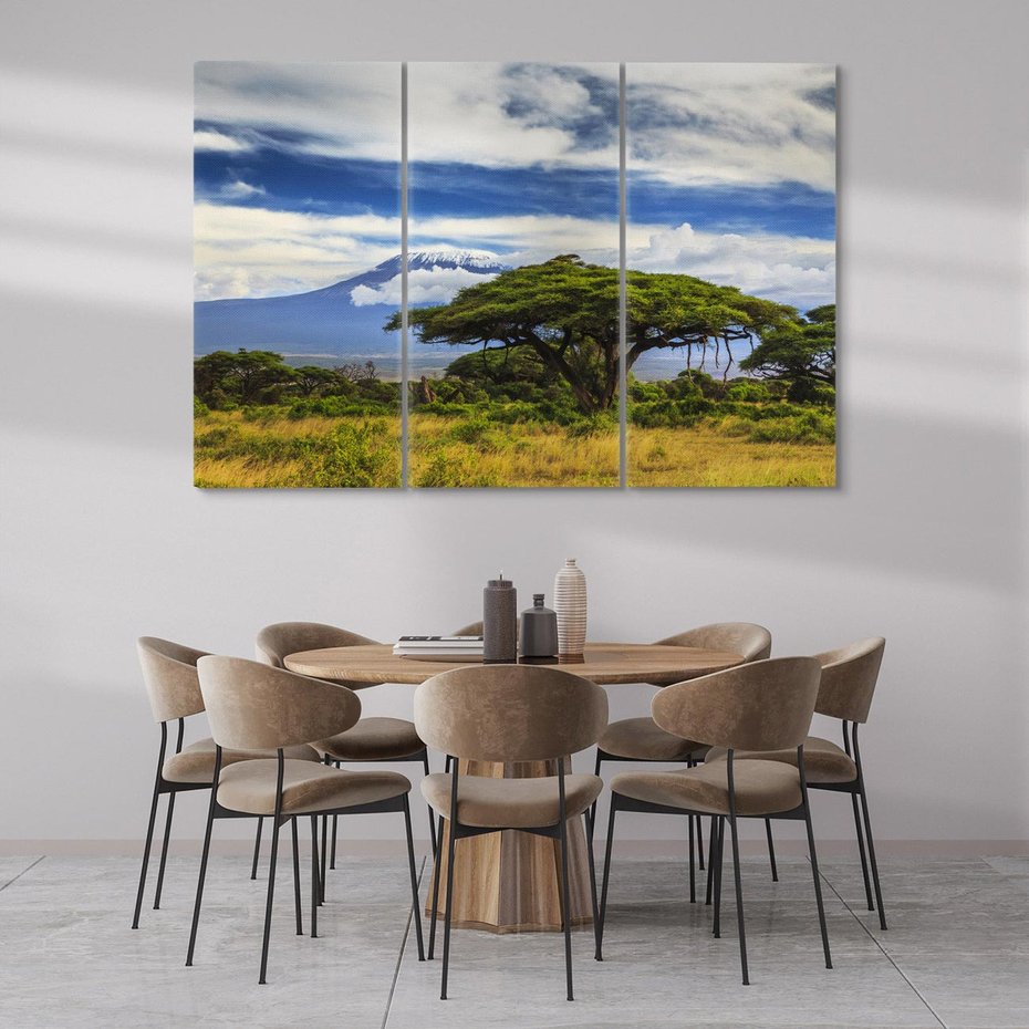 Obraz na płótnie 120x80 - Afrykańska magia - Afryka, Kenia