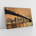 Obraz na płótnie 100x70 - magiczne połączenie miast - most, Nowy Jork