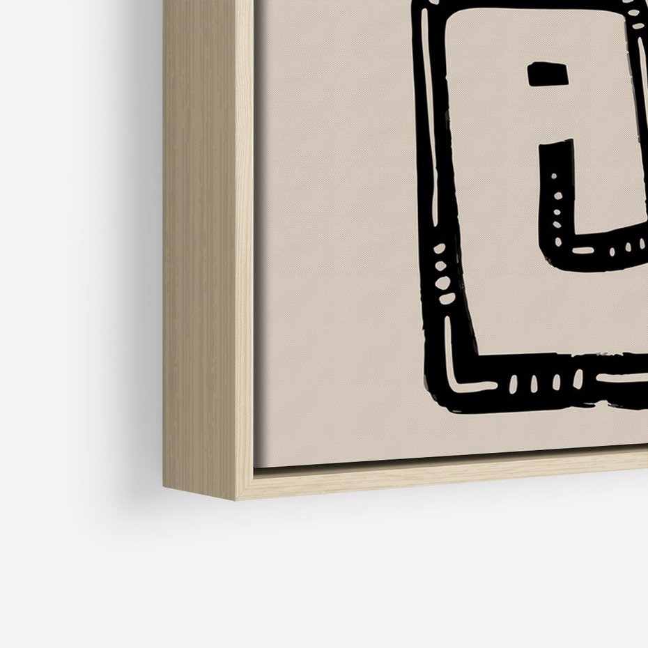 Obraz w ramie 80x120 - Migotliwa Symfonia Kwiatu - kwiat, nowoczesna grafika - rama drewno