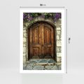 Plakat bez ramy 50x70 - Tajemnicze stare drzwi - stare, drzwi