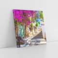 Obraz na płótnie 70x70 - Urok Zaklętej Przestrzeni - uliczka, perspektywa