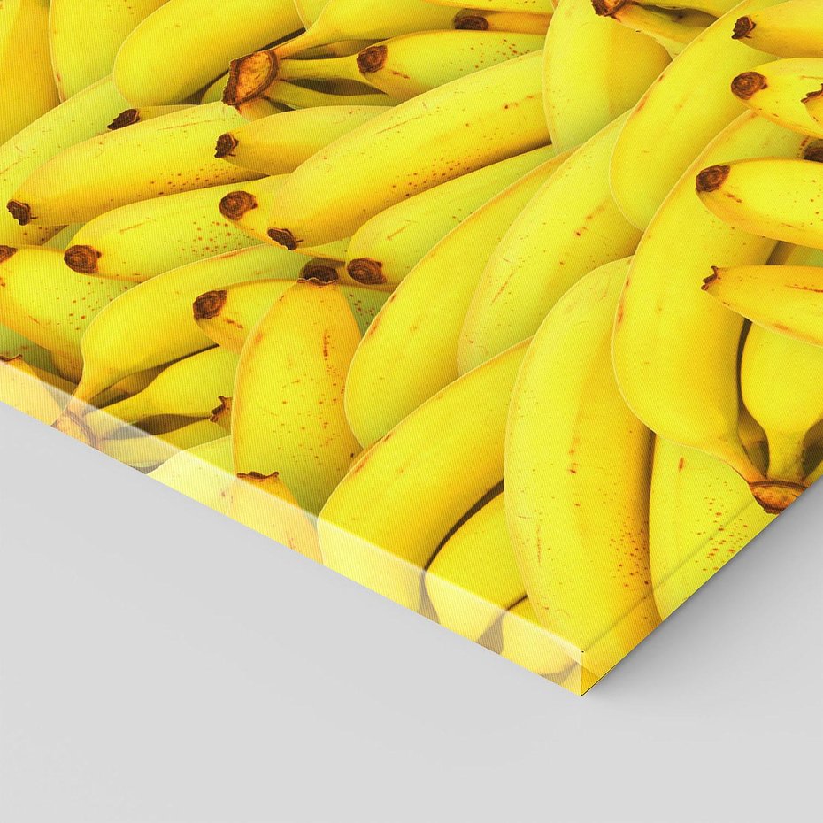 Obraz na płótnie 100x70 - Banany Owocowy Uśmiech - banany, owoce
