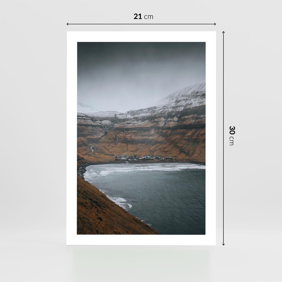 Plakat bez ramy 21x30 - Spektakularna Przyroda - fiordy, Norwegia